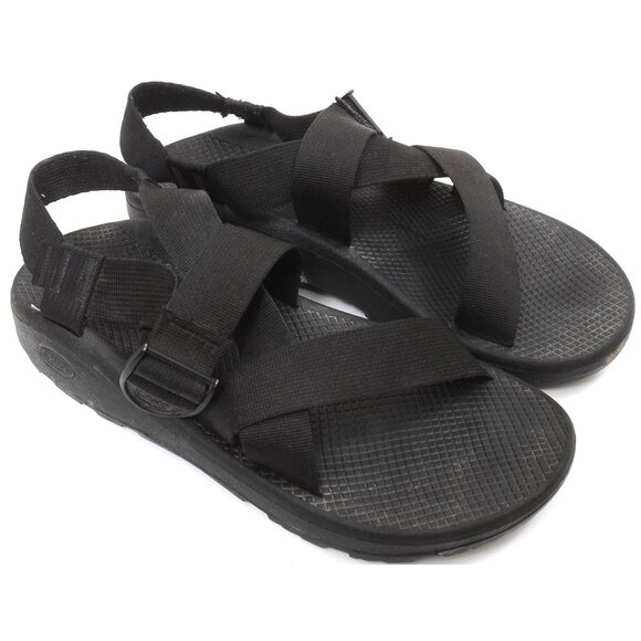 Chaco Men's 12 Mega Z/Cloud Sandal VEGAN Black Beach Summer Vacation Walking - Picture 2 of 7